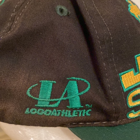 Seattle SuperSonics Vintage 90s Big Logo Athletic Hat Snapback Cap Sonics - Picture 10 of 17